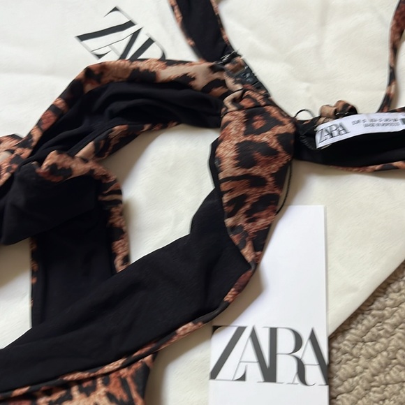 LAST ONE Zara animal print bikini NWT - Picture 6 of 6